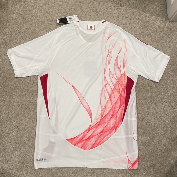 Men's Authentic adidas Japan Away Jersey 2024 white size L NWT - Picture 5 of 7
